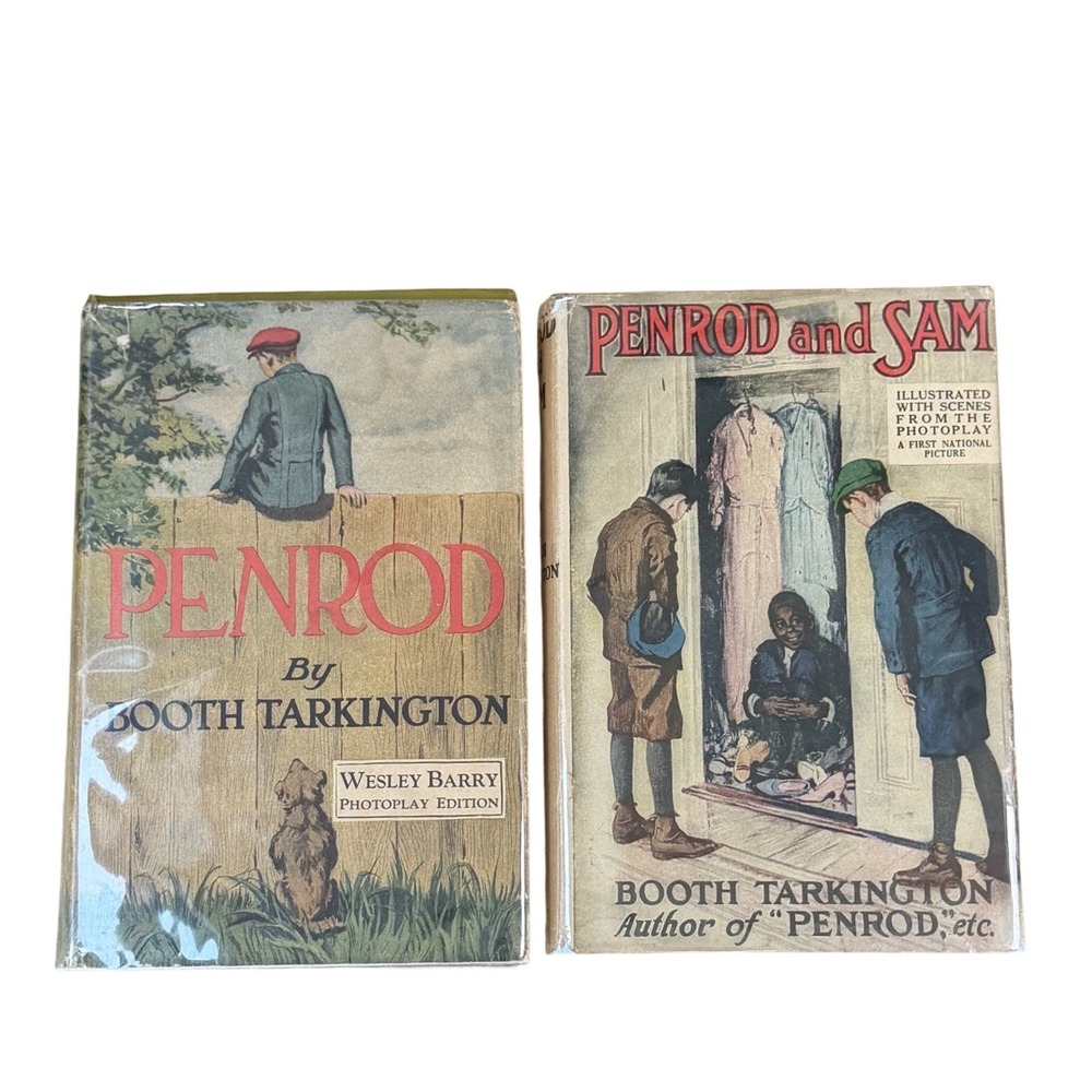 Booth Tarkington Penrod & Penrod and Sam Grosset & Dunlap Photoplay Books